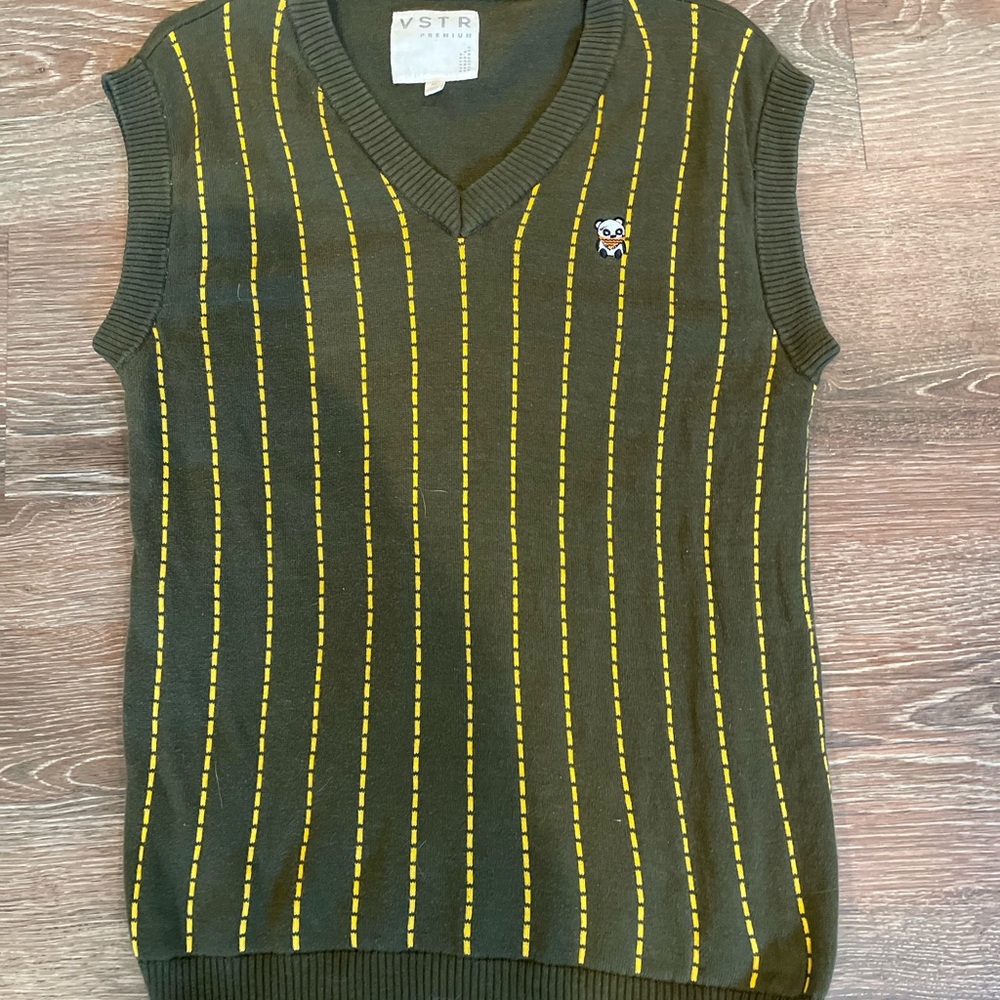 VSTR premium nomad Sweater Vest with Mr. Panda